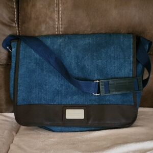 Genuine Article Denim Shoulder Messenger Bag